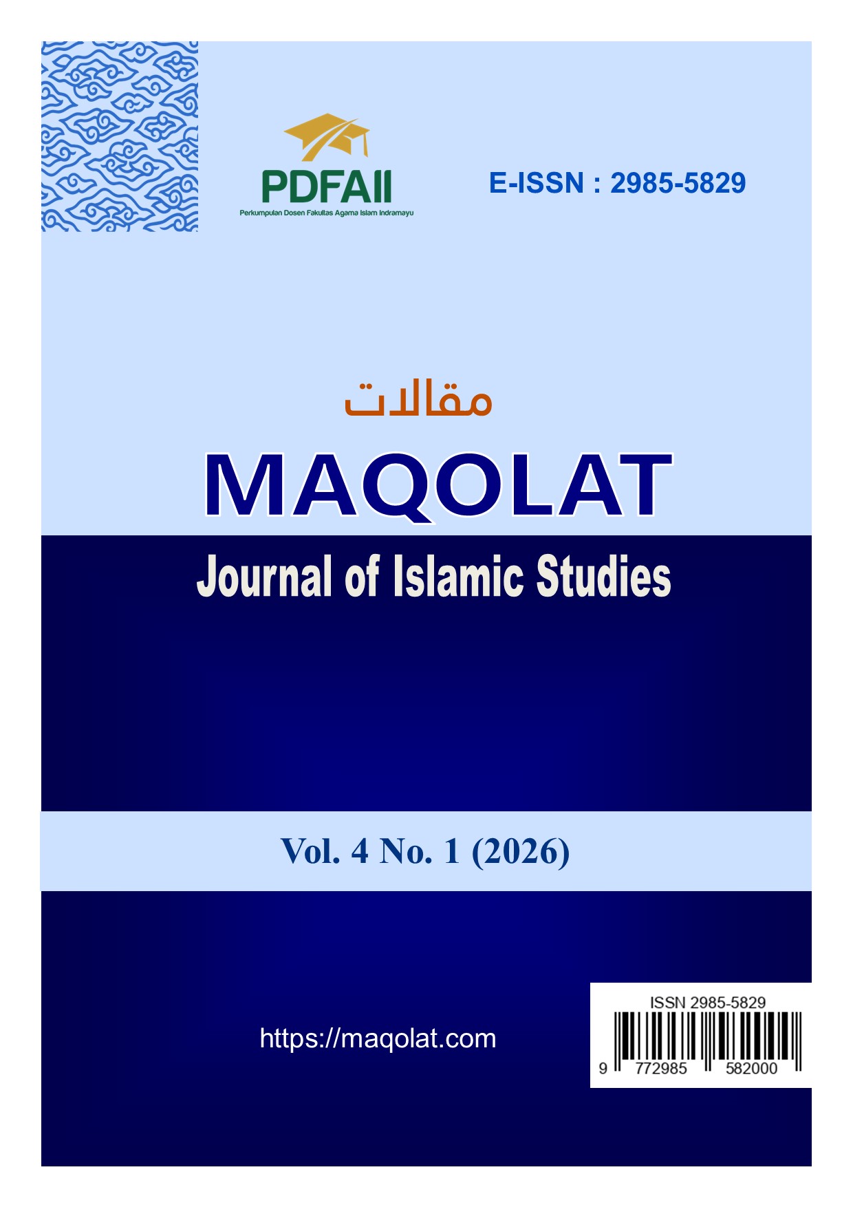 					View Vol. 4 No. 1 (2026): Transformative Islamic Thought Based on the Qur'an
				
